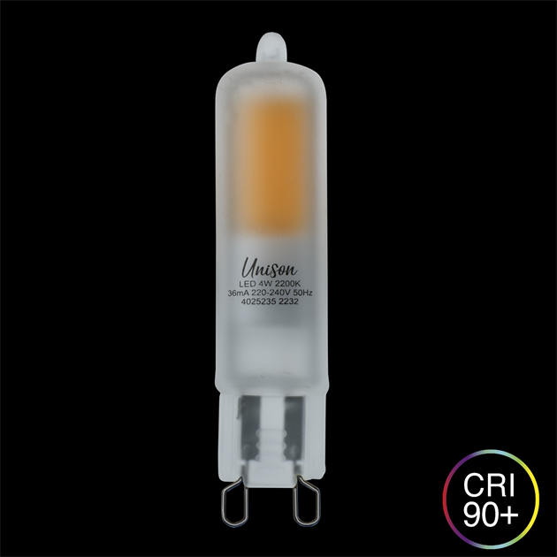 LED G9 matt 4W 2200K dimbar